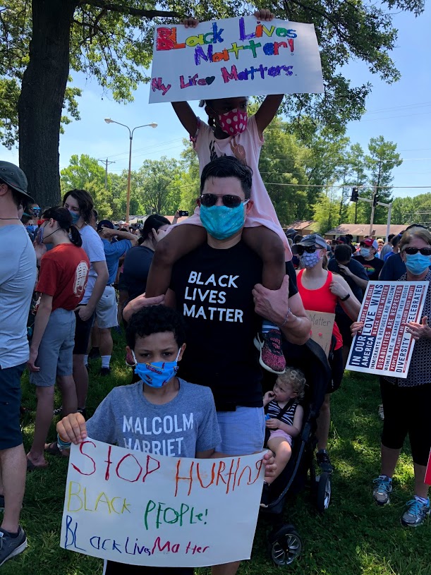 Ryan Davis says educating himself, his family and friends became very important to him as he wanted to make sure his children would be surrounded by people who would care for and embrace their differences.